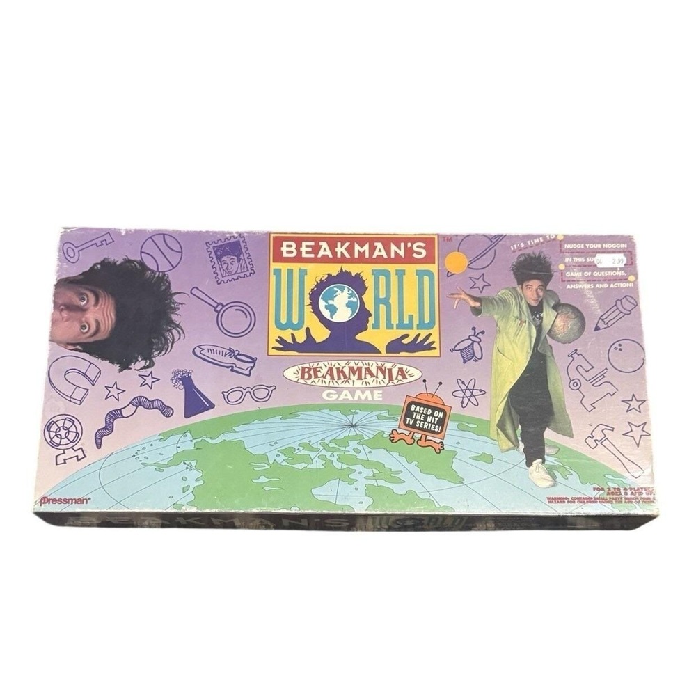 Beakman's‎ World Board Game Vintage 90s Complete Used Condition